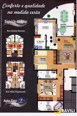 Apartamento na Planta no Ed. Malasia Towers!