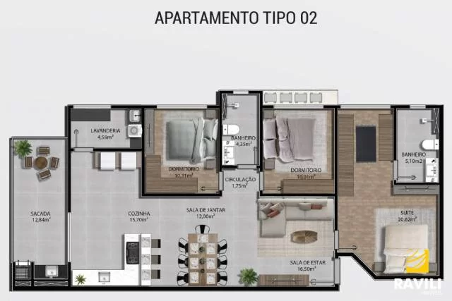 Apartamentos na Planta - LANÇAMENTO
